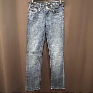 7 For All Mankind Jeans, Straight Leg, Size 25